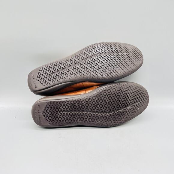 Cole Haan Shoes Mens 9.5 Brown Leather Grand OS Slip On Loafers Casual Comfort main image 11